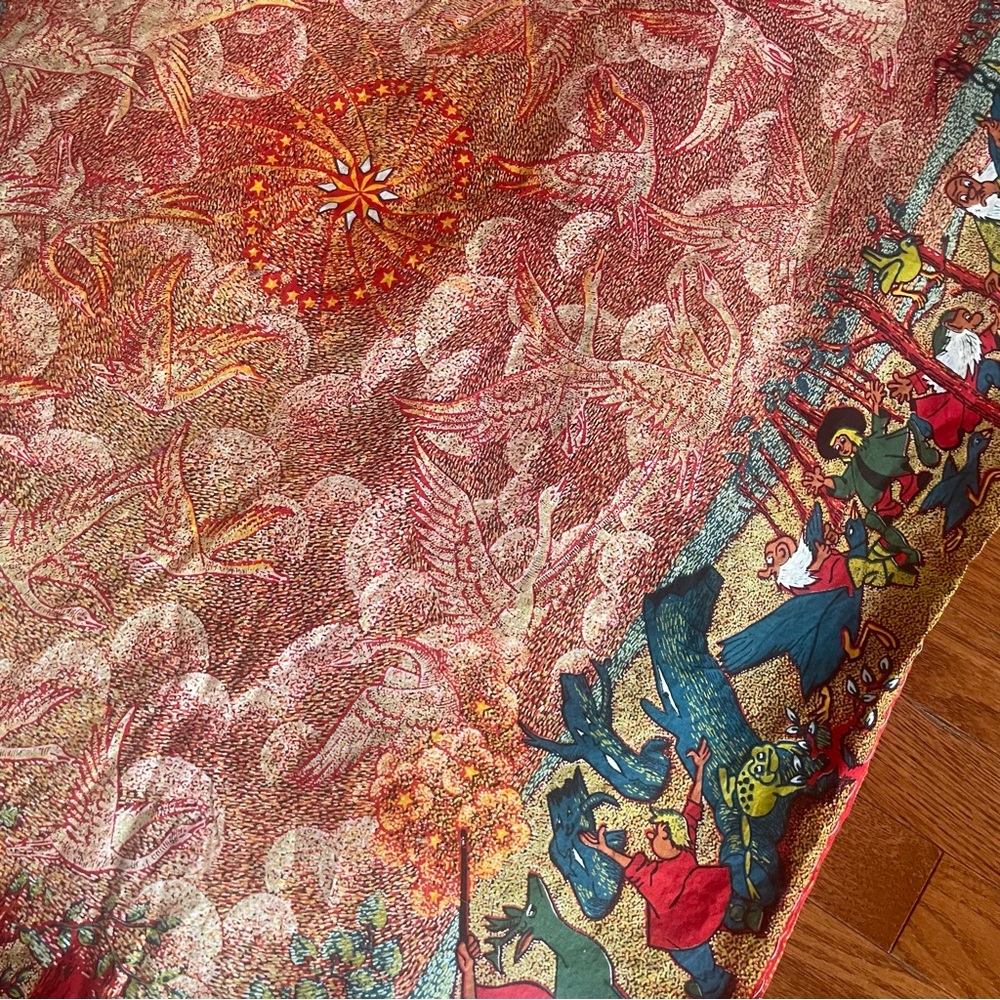 Dutch Java print panel Fairy Stories Fabric 45”x33” - Picture 5 of 7